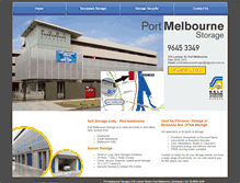 Tablet Screenshot of portmelbournestorage.com.au